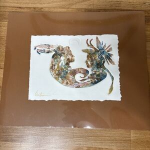 King Kuka 1980’s Embossed Print 8x6